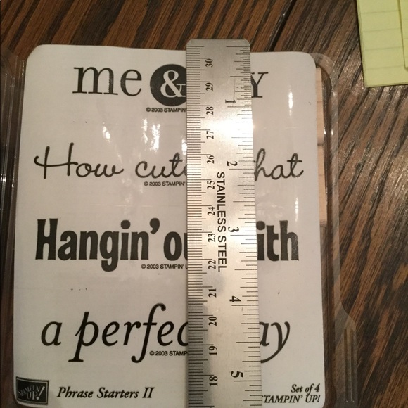 Phrase Starter II 2003 rubber stamp set EUC - Picture 2 of 2